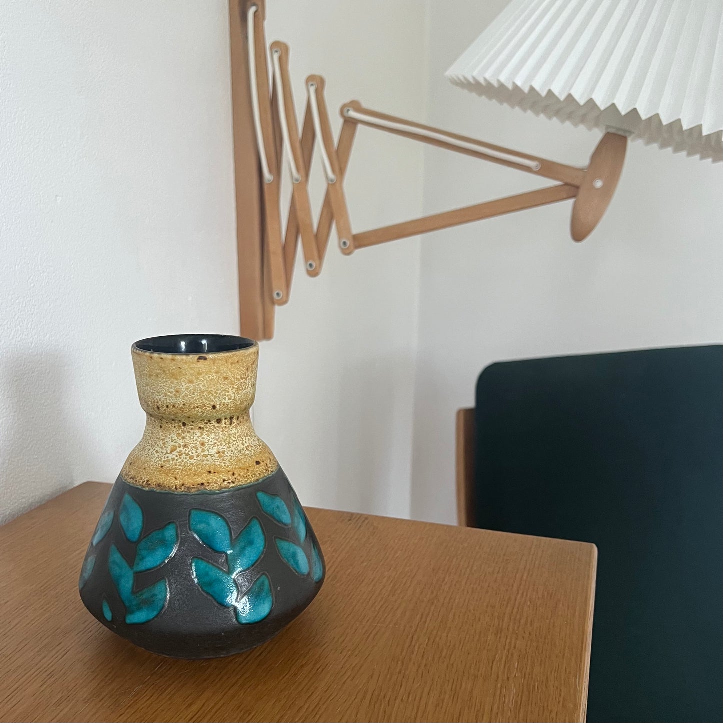 Blå vase