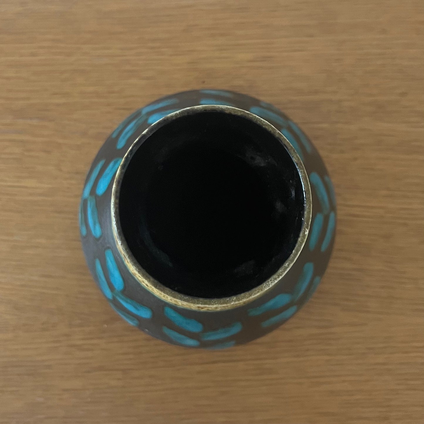 Blå vase