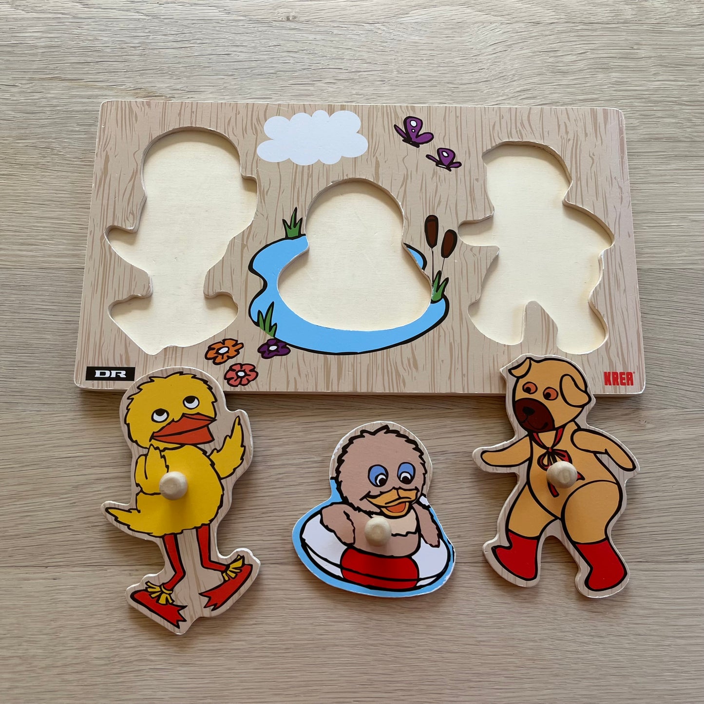 Puslespil - Bamse og Kylling