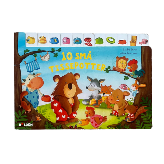 Børnebog - Ti små tissepotter