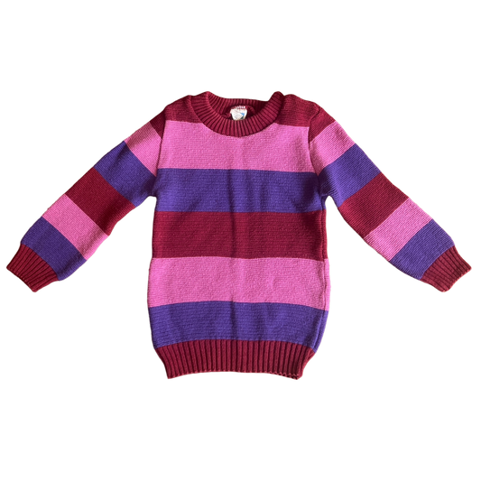 Sweater med striber - Vintage - 98
