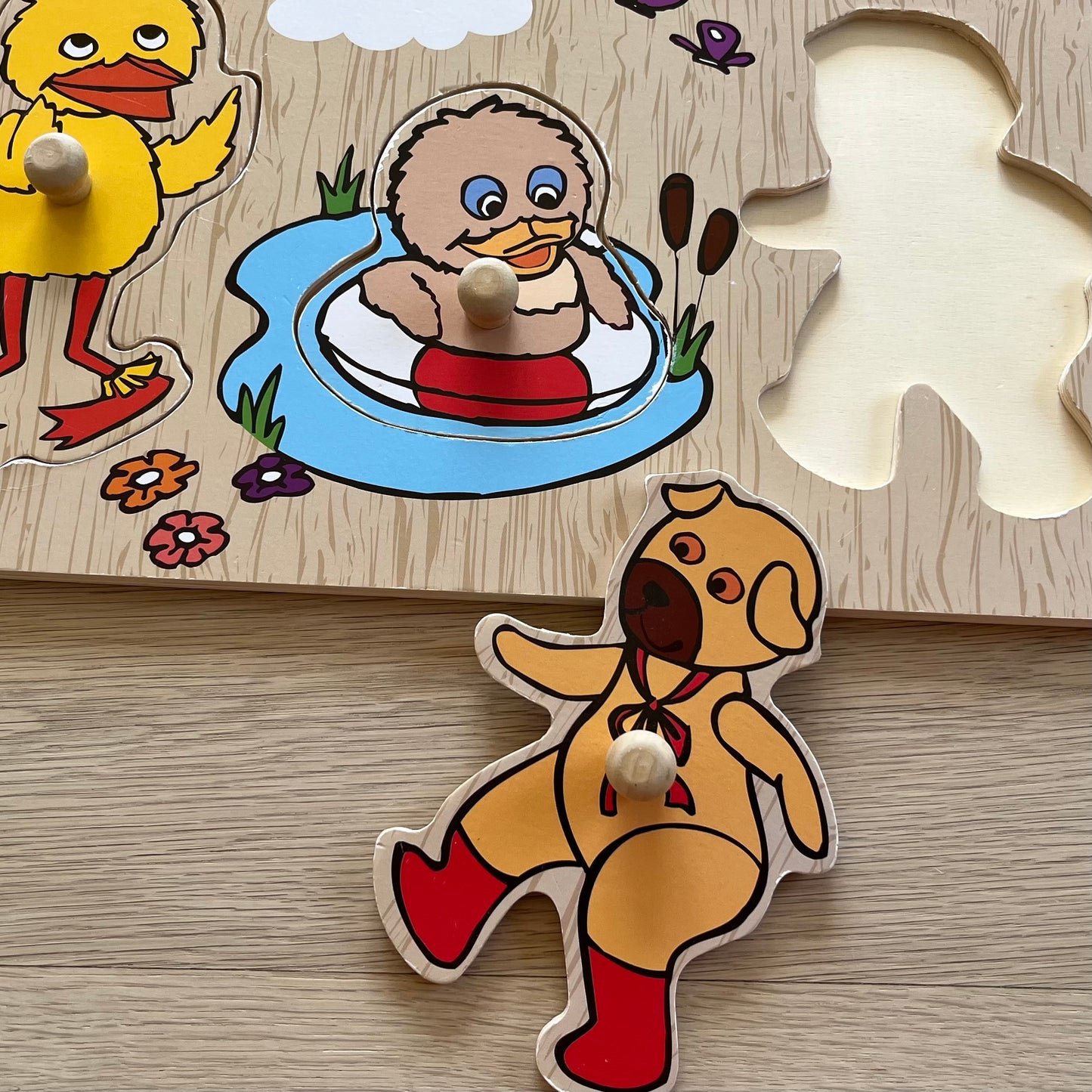 Puslespil - Bamse og Kylling