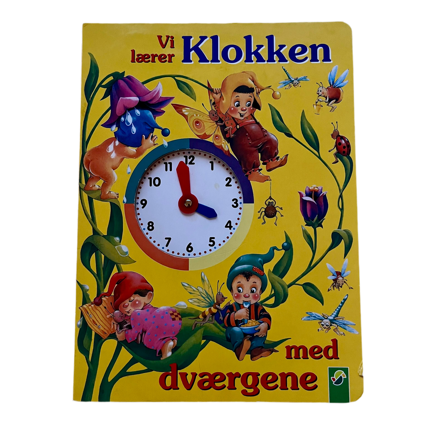 Børnebog - Vi lærer klokken med dværgene