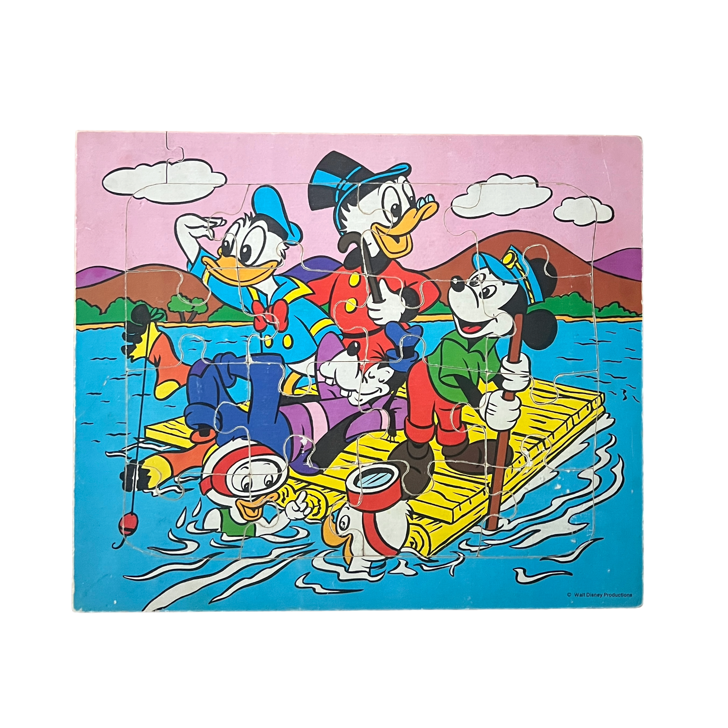 Retro Disney træpuslespil fra 80’erne