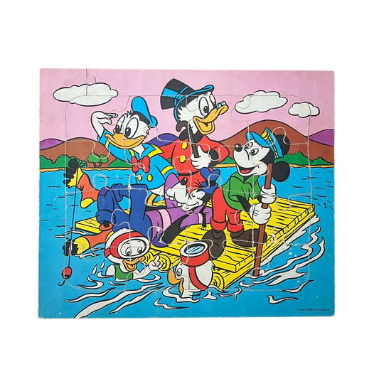 Retro Disney træpuslespil fra 80’erne