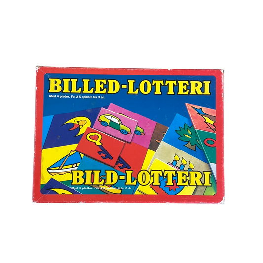 Vintage billedlotteri