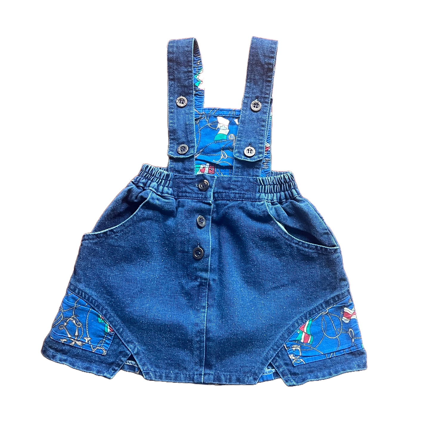 Cowboy kjole med seler- Vintage - 92