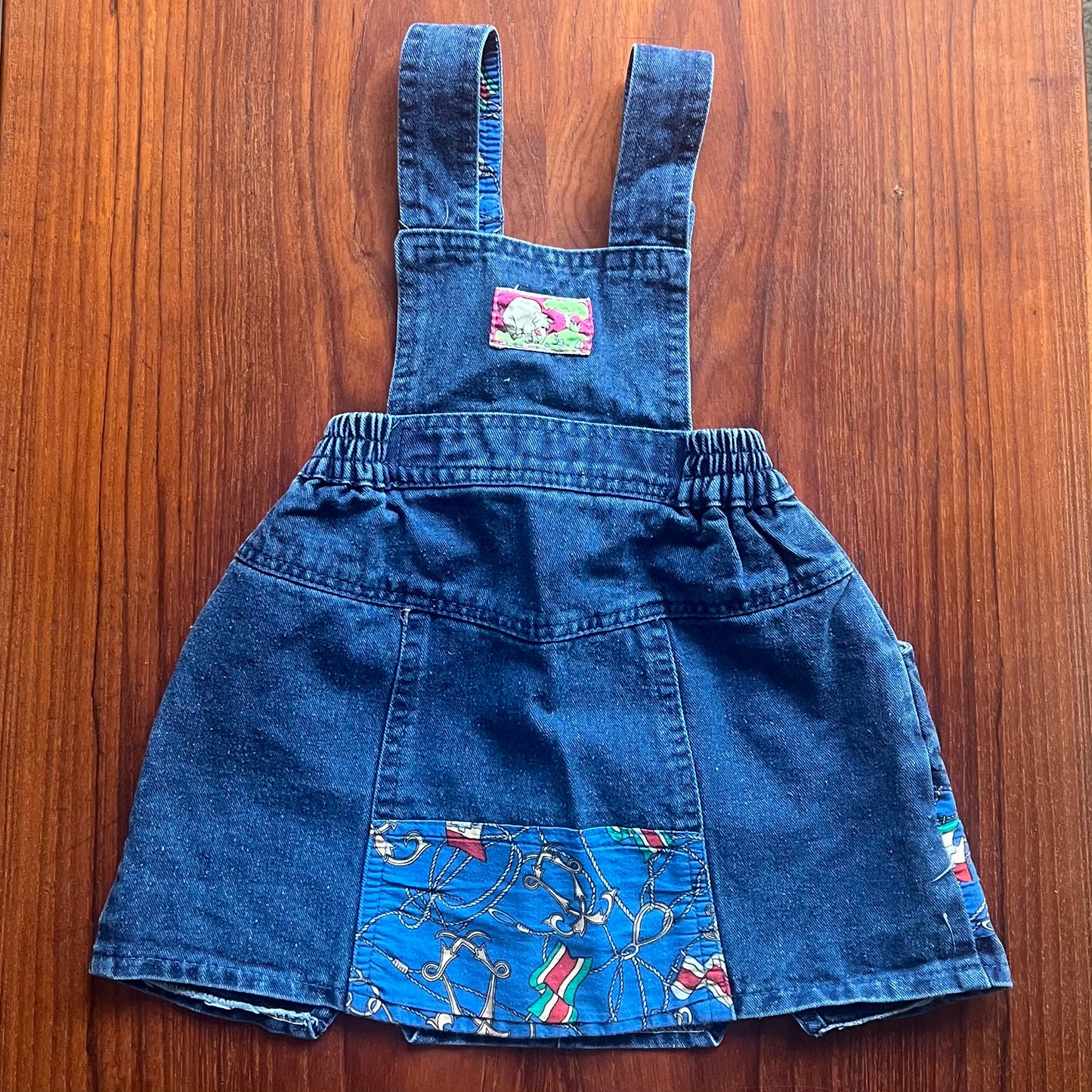 Cowboy kjole med seler- Vintage - 92