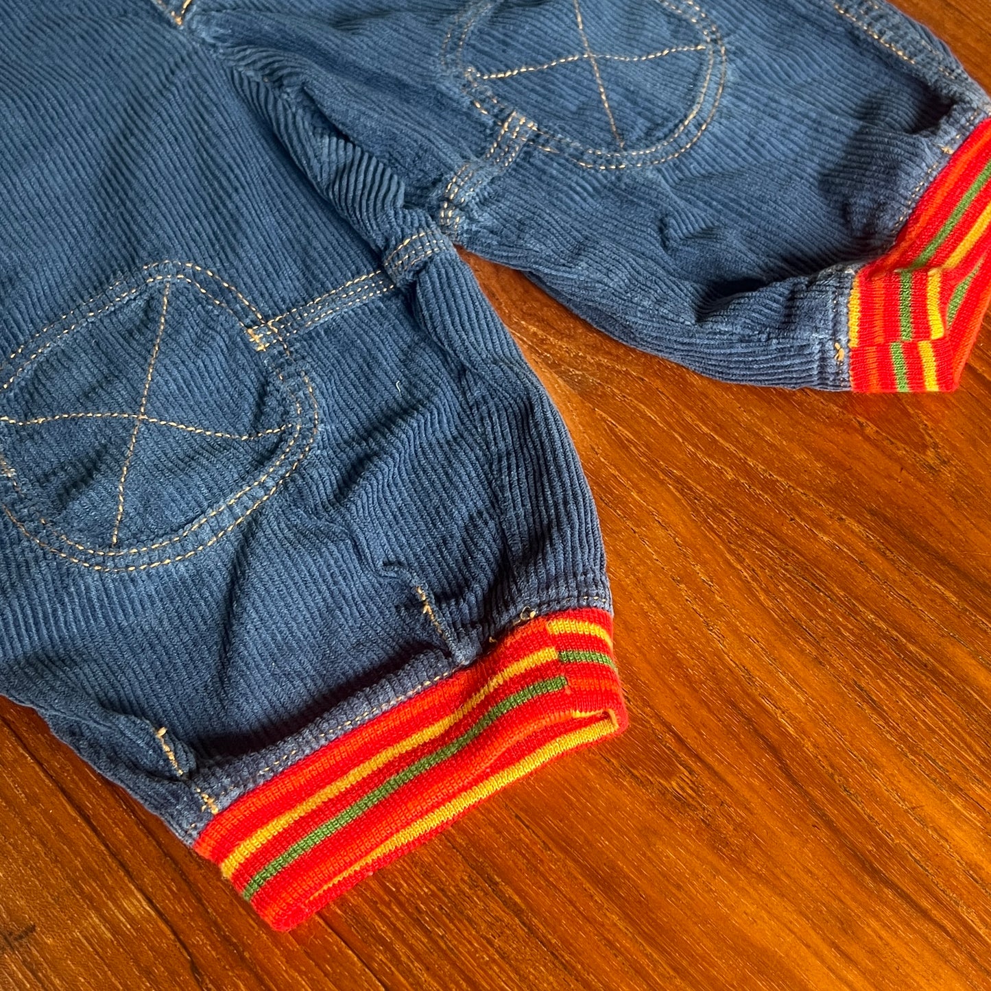 Smækbukser i velour - Vintage - 92
