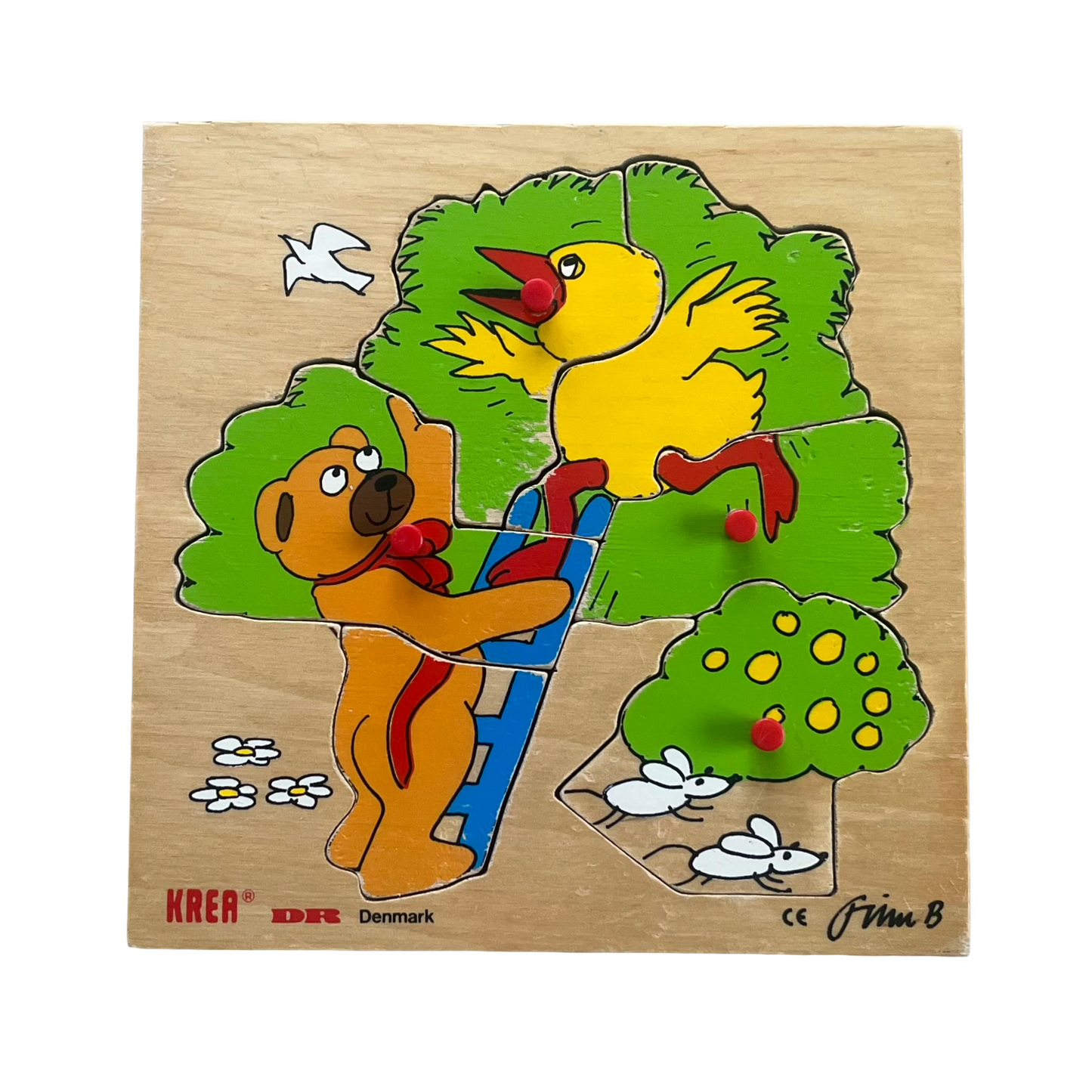 Bamse og Kylling puslespil - KREA